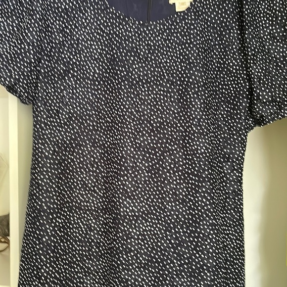 SHOSHANNA DRESS IN GREAT CONDITION SIZE 10. Pok dot navy and white. - Picture 1 of 1